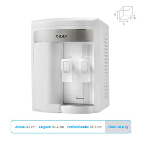 Purificador de Água IBBL FR600 Exclusive com Compressor Branco BIVOLT