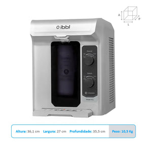 Purificador de Água IBBL Vivax Pro com Compressor Prata BIVOLT