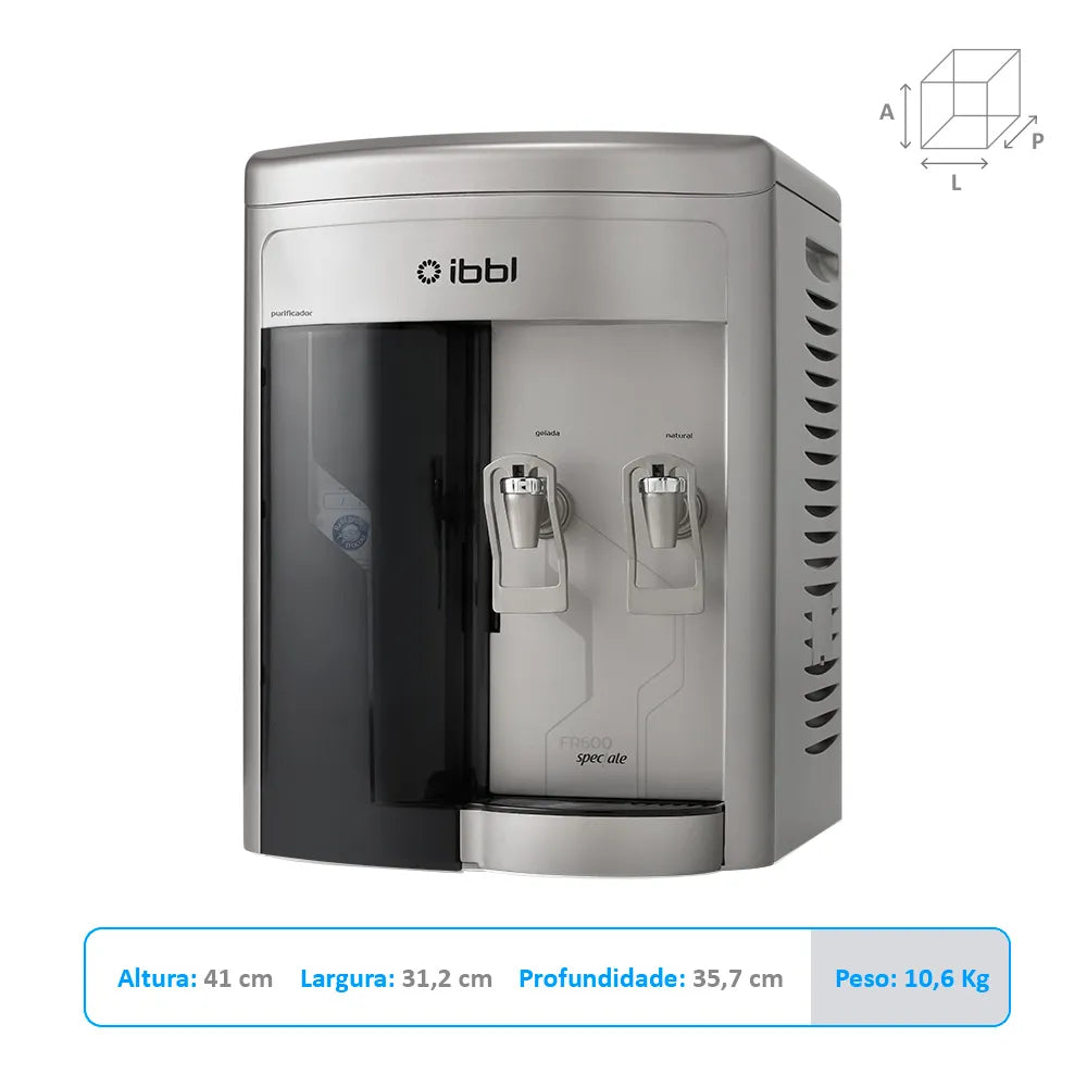 Purificador de Água IBBL FR600 Speciale com Compressor Prata BIVOLT