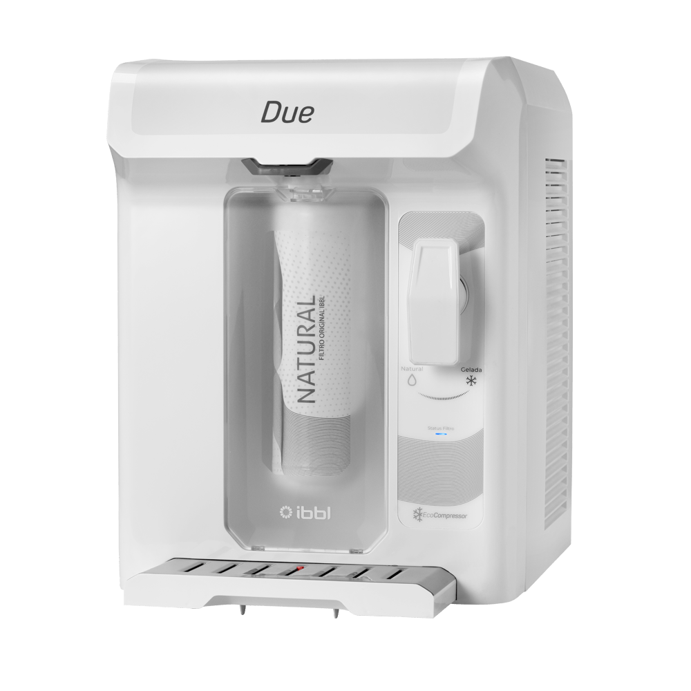 Purificador de Água IBBL Due com Compressor Branco BIVOLT