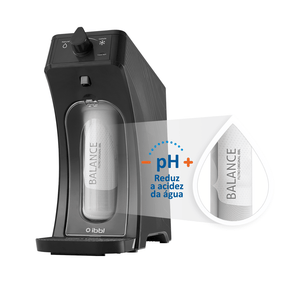 Purificador de Água IBBL E-Due Equilibrium Eletrônico Grafite Bivolt